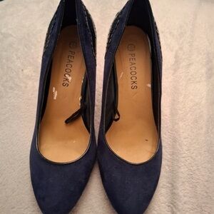 Peacocks Women's Classic Blue Heels
